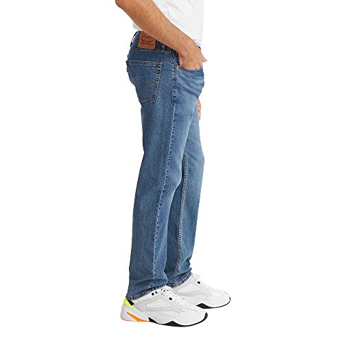 Image of Levi's Men's 505 Regular Fit Jeans (Also Available in Big & Tall), Fremont Drop Shot - Medium Indigo, 33W x 30L