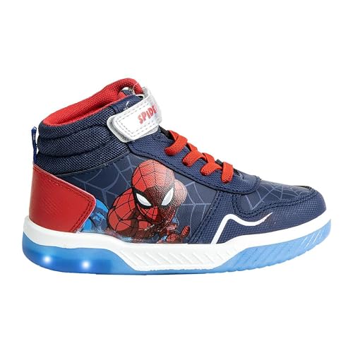 CERDÁ LIFE'S LITTLE MOMENTS Deportiva Suela PVC con Luces Spiderman, Zapatillas, Dark Blue, 31 EU