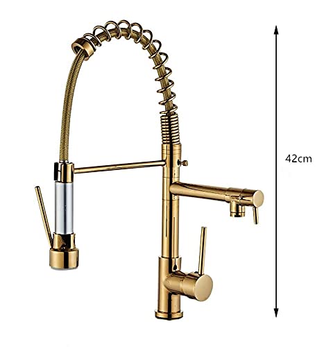 Robinet de cuisine doré purificateur à 3 voies pour une eau saine au quotidien