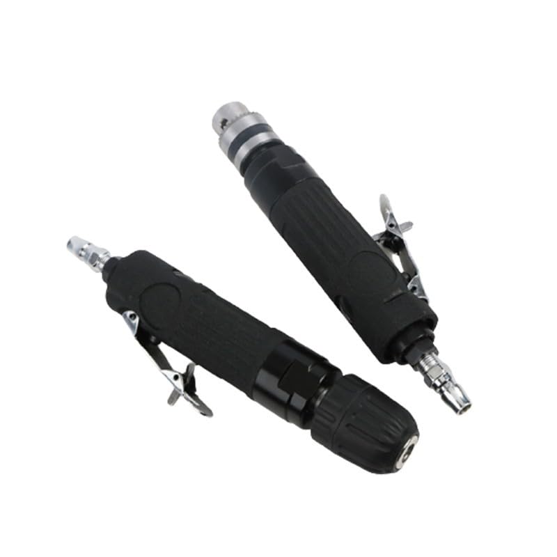Taladro neumático recto de 3/8 pulgadas, herramienta de perforación manual reversible de 2500 RPM con portabrocas autoblocante ajustable para metal y plástico