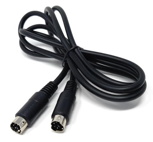 DRUT 1.5m 6 Pin Mini-Din Audio Video Cable Lead Compatible with PA Systems, Amplifiers, Music Instruments, Data Communication - Image 3