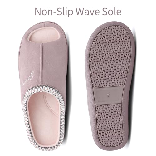 Image of Jerzmy Women's Slip on Open Toe House Slippers with Arch Support