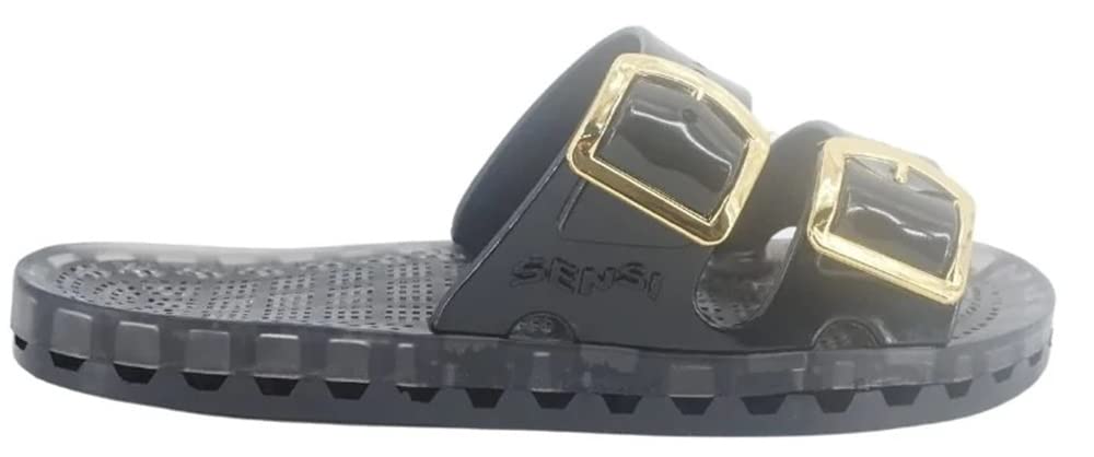 SENSI Ciabatta Mare MOD. LA Jolla Flamingo Nero 4041