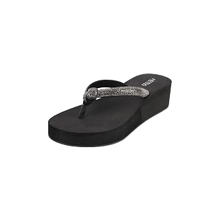 Metro Women Gun Metal Wedge Heel Fashion Slip-on Sandal UK/7 EU/40 (32-817)