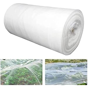 Sunshine smile 3 x 4 m tuinnet, groentennet, plantenbeschermingsnet, beschermingsnet voor tuin, groentetuin, vijvernet, grofmazig, groentebloemen, beschermingsnet, tuin, fijnmazig insectennet
