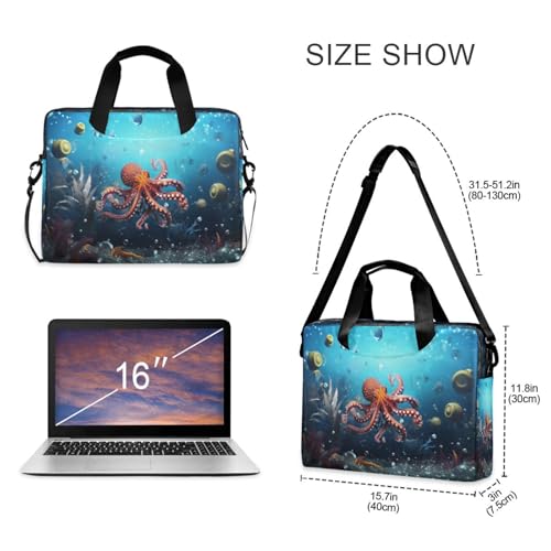 Bolso Maletín para Laptop Octopus con Correa miniatura 4