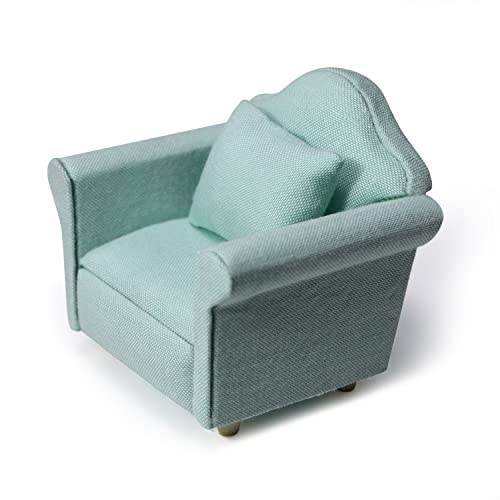 1/12 Scale Green Arm Chair