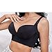 soofylia Filifit Sculpting Uplift Bra, Women Deep Fashion Cup Bra Hides Back Fat Bra with Shapewear Incorporated Full Back Coverage Push Up Sports Bra Black Color F36