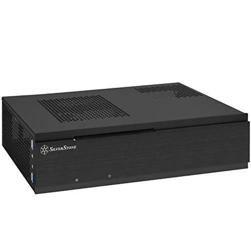 Image of Silverstone Technology Milo ML06-E Slim Mini-ITX Media Center /HTPC Case, SST-ML06B-E, Black