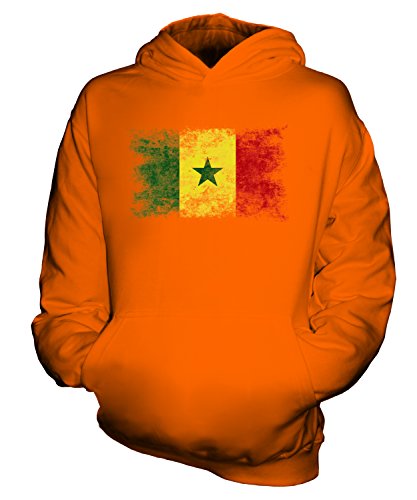 Sweat-shirt à capuche Sénégal Candymix délavé unisexe pour enfant