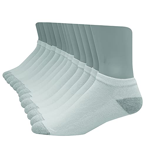 Hanes Ultimate Men's FreshIQ Odor Technology Cool Comfort Reinforced Low Cut Socks, 12-Pair Pack Cover