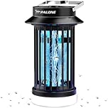 Rechargeable Fly Zapper Lamp,PALONE Insect Killer Electric USB C,Bug Zapper Indoor,Portable LED Mosquito Trap,UV DC Electric Mosquito Lamp,Practical Gifts for Outdoor Camping