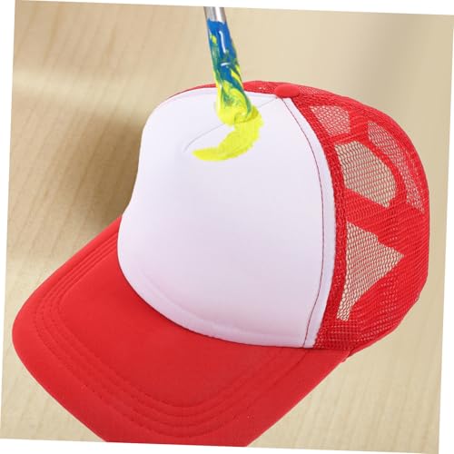 Gorras de béisbol de malla roja ideales para tus vacaciones de verano y paseos diarios 7