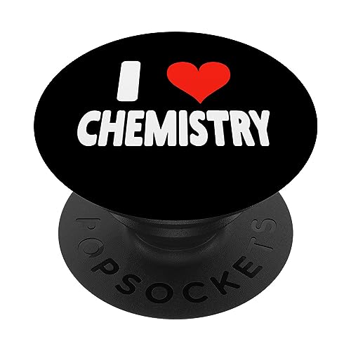 I Love Chemistry - Corazón - Químico científico científico PopSockets PopGrip Intercambiable