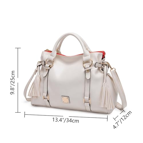 Women'S Retro Soft Hand Bill Shoulder Crossbody Commuter Bag Leisure Large Capacity Shopping Work Shoulder Bag2
