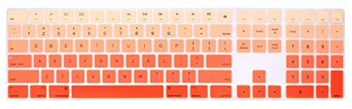 Funda de teclado numérico premium de silicona suave para Apple iMac 2017 2018 MQ052LL/A 3