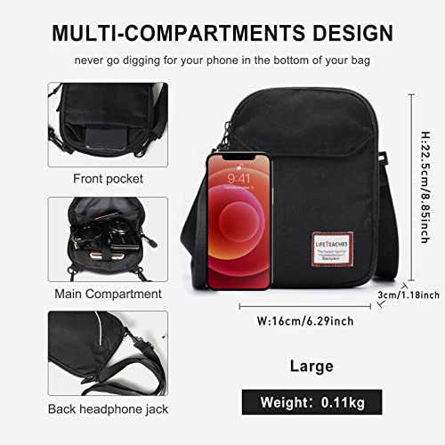 Image of SEAFEW Mini Crossbody Bag Shoulder Bag for Men, Small Messenger Satchel Bag for Women
