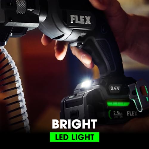 Drywall Screw Gun Kit (1x2.5Ah Battery+160W Charger) by FLEX - Image 6