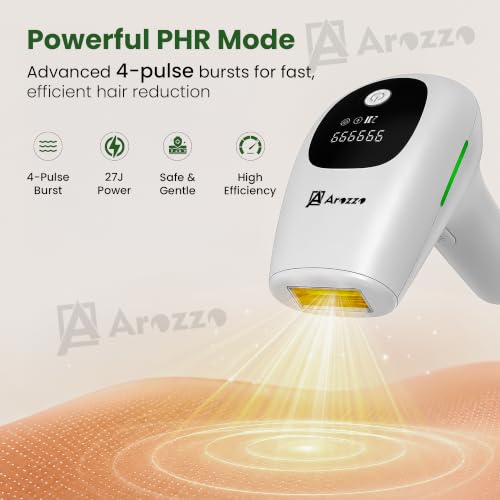 Image of IPL Electric Laser Hair Remover | Permanent Hair Reduction Device with 999,999 Flashes & 5 Energy Levels | Safe & Effective Laser Hair Remover on Face, Bikini, Underarms, Legs & Pubic Area - At-Home Professional Results| 3 Month Warranty (Big)