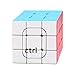 Keyboard Symbol Ctrl Art Deco Gift Fashion Magic Cube Puzzle 3x3 Toy Game Play