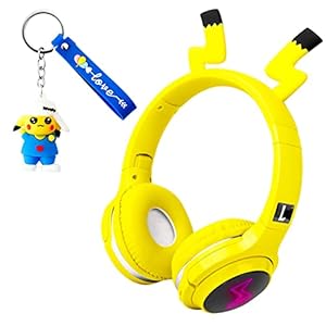 SVYHUOK Kinder Kopfhörer Bluetooth Kabellose Faltbare Kopfhörer Over Ear FM Radio mit Mikrofon LED-Licht für Jungen…