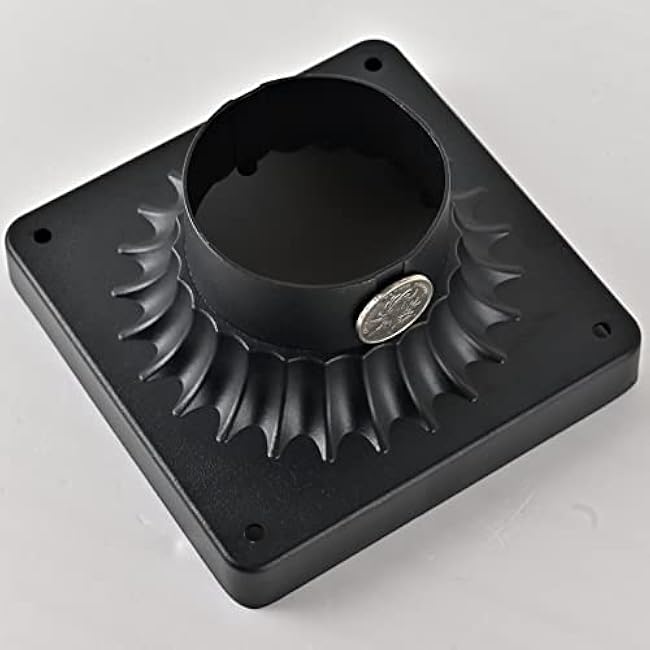 Outdoor Post Light Mounting Base Traditional 5.5 W x 5.5 D x 3.25 H