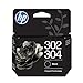 HP 302/304 Black Original Ink Cartridge (B7RT7AE) - Works printers: DeskJet 1110, 2130, 3630, 2600 & 3700, OfficeJet 3830, 4650, ENVY 4520 series, 5020, 5030, 5032