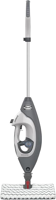 Shark Floor & Handheld Steam Cleaner [S6005UK] Klik n' Flip, Lift-Away, 5 Accessories, 2 Settings, Grey/White