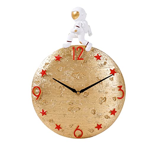 Horloge Murale Astronaute Créative et Lumineuse Décoration Murale Originale