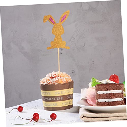 Amosfun 24 Pçs/Conjunto Chapéu Leupold Decoração De Bolo Copos De Papel Dia Mães Bolo Pick Cupcake T