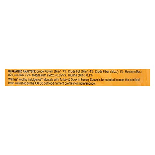Wellness Healthy Indulgence Morsels Turkey and Duck Adult Cat Food, 3 Ounce -- 24 per case.24 - Thumbnail 2