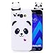 Produktbild Samsung A3 2017 Hülle, Galaxy A3 2017 Schutzhülle, 3D Panda - Weiß Muster Design Handy Hülle für Samsung Galaxy A3 2017, Ultra Dünn TPU Weich Silikon Handycover Schale Schutzhülle Ultra