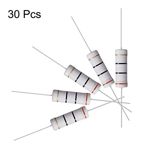 Résistance 30 Ohm 5W uxcell pour composant électronique et circuit imprimé DIY
