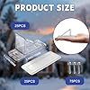 ApxRoufin Roof Snow Guards, 25 Pack Snow Stops for Metal Roofs, Prevent Sliding Ice Snow Stop Buildup with Gasket and Screws, Metal and Steel Roofs Winter Supplies