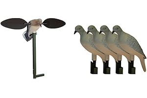 MOJO Voodoo Dove Spinning Wing 3D Decoy with Motorized Motion for Dove Hunting