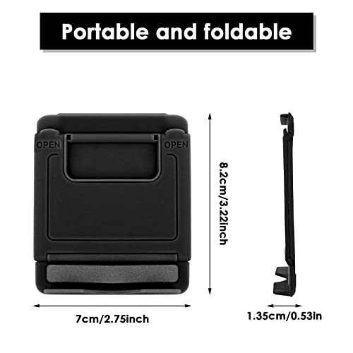 Tiesome 6Pcs Foldable Cell Phone Stand, Multi-Angle Pocket Phone Stand Portable Universal Desk Stand For All Mobile Smart Phone Tablet Display #TOP1