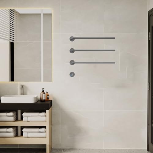 Sèche-serviettes électrique en acier inox pour une salle de bain moderne
