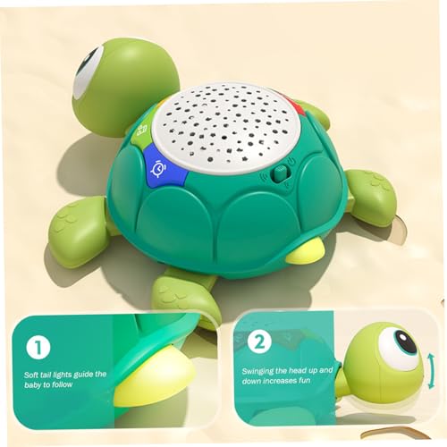 Jouet musical bébé avec projecteur turtle pour éveil sensoriel des petits - 7