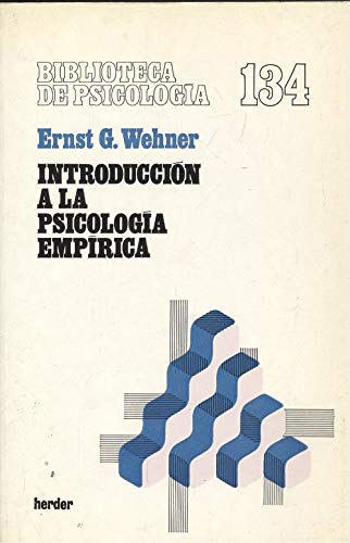 Portada de Introduccion a la psicologia empirica