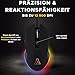 The G-Lab - Kult Helium Pro - Gaming Mouse mit Kabel - Optischer Sensor mit einstellbaren 12800 DPI, 7-Farben-LED-Beleuchtung, Leise Maus Gaming mit 6 Tasten - Gaming-Mäuse für PC/PS5/PS4/XBox