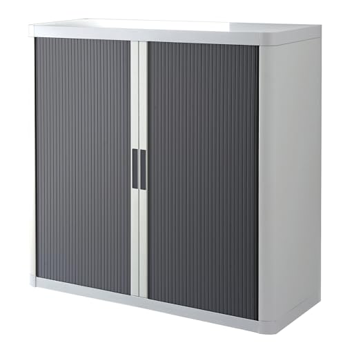 Paperflow EasyOffice Aufbewahrungsschrank mit Zwei Ablagen Modern Two Shelves Weiß/Charcoal Paperflow EasyOffice Aufbewahrungsschrank mit Zwei Ablagen Modern Two Shelves Weiß/Charcoal