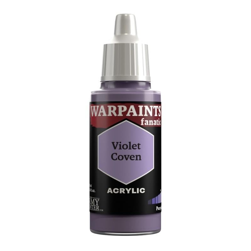 The Army PainterThe Army Painter Pinks & Purples Warpaints Fanatic 18ml Acrylic Paints (Violet Coven)