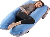 Almohada de embarazo almohada corporal Almohadas corporales para adultos Almohada de embarazo Almohada de maternidad para dormir de lado Embarazo para mujeres embarazadas Soporte para espalda, c