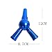 Hookah Hose Adaptor 1 to 2 Splitter VOVCAMLS Hose Connector with 4 Extra Grommets (Blue)