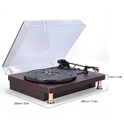 AORGRE Tourne-Disque Bluetooth, Haut-parleurs Stéréo Intégrés avec Platine Vinyle À 3 Vitesses, Sortie Numérique USB… - Les Beatles, Paul McCartney, John Lennon, RIngo Starr, George Harrison AORGRE Tourne-Disque Bluetooth, Haut-parleurs Stéréo Intégrés avec Platine Vinyle À 3 Vitesses, Sortie Numérique USB… – Image 5