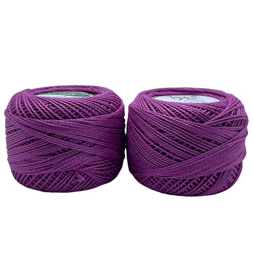 Image of Anchor Knitting Pearl Cotton Fast Colour Thread Yarn - Mercer Pearl Cotton 10gm Yarn (Thickness 1 mm) (Pack of 1 (087)