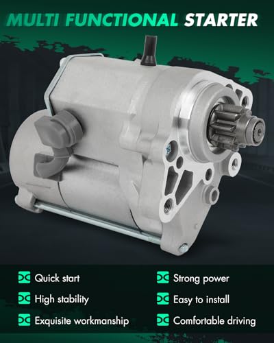 Image of SCITOO Starter Motor fit for Lexus for GX470 4.7L 2003-2009,for Lexus for LX470 4.7L 1998-2007,for Toyota for 4Runner 4.7L 2003-2009 Replacement Starter 17748