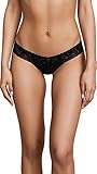 Hanky Panky Women's Petite Signature Lace Low Rise Thong, Black, One Size