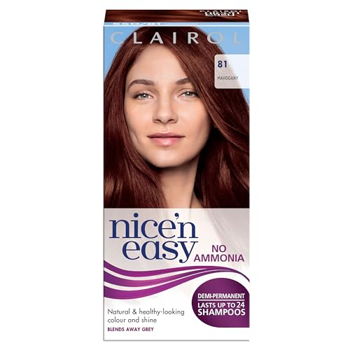 Clairol Nice'n Easy No Ammonia Hair Dye, 81 Mahogany