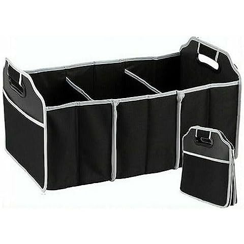 ARA CHOICE Foldable Car Boot Organiser with Compartments Cover